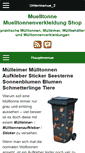 Mobile Screenshot of muelltonne-muelltonnenverkleidung-shop.de