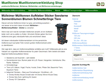 Tablet Screenshot of muelltonne-muelltonnenverkleidung-shop.de